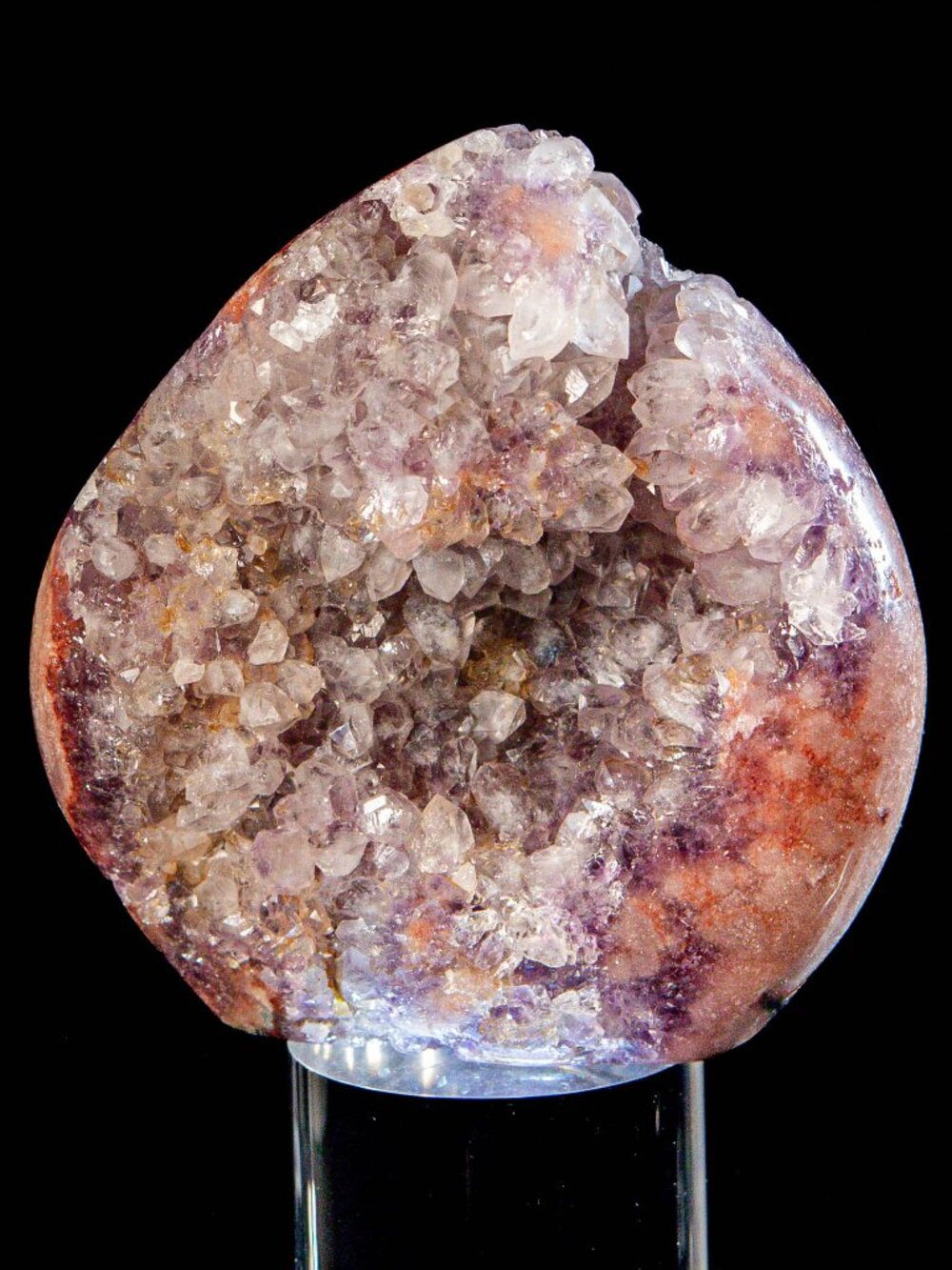 Premium Pink Amethyst Freeform Geode Cluster 624g Natural Crystal